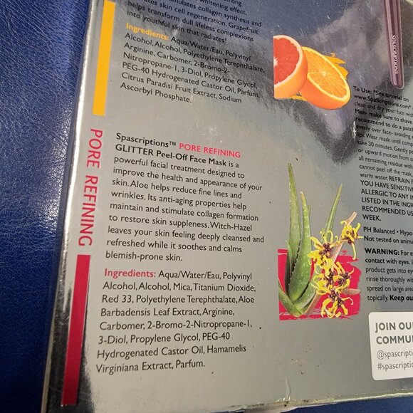 3 Three New Spascriptions Glitter Peel Off Face Masks Be Dazzled - Picture 9 of 11